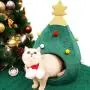 Overfulfil New Christmas Tree Cat House - Cat Tent Cave Bed,Winter Warm Soft Comfortable Pet Cat Cave Bed Shape Tree Pet Nest Overfulfil New Christmas Tree Cat House - Cat Tent Cave Bed,Winter Warm Soft Comfortable Pet Cat Cave Bed Shape Tree Pet Nest