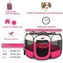 HEPEENG Portable Foldable Pet Playpen and Puppy playpen Pet Tent with Carrying Case Collapsible Travel Bowl Indoor/Outdoor Use with Water Resistant and Removable Shade Cover for Dog/Cat/Rabbit/Pet HEPEENG Portable Foldable Pet Playpen and Puppy playpen Pet Tent with Carrying Case Collapsible Travel Bowl Indoor/Outdoor Use with Water Resistant and Removable Shade Cover for Dog/Cat/Rabbit/Pet