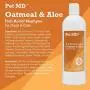 Pet MD - Oatmeal Dog Shampoo Cats and Dogs for Itch Relief and Moisturizer for Dry Skin and Coat - 16 Oz Pet MD - Oatmeal Dog Shampoo Cats and Dogs for Itch Relief and Moisturizer for Dry Skin and Coat - 16 Oz