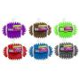 Gnawsome 3.5'' Spiky Squeak & Light Football for Dogs - Durable, Rubber Bouncy Puppy Fetch & Chew Toy for your Pet, Colors will vary