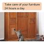 Ikebana Cat Scratch Furniture Protector, Cat Tape is Your Sofa, Carpet, Door and Child Safety Furniture Protector, 4 Inches x 30 Yards (33% Width)