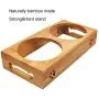 MLCINI Raised Dog cat Bowls with Stand, Solid Bamboo Non Slip Elevated Dog cat Bowls and 2 Stainless Steel Food Water Bowls for Small Medium Dogs Cats pet MLCINI Raised Dog cat Bowls with Stand, Solid Bamboo Non Slip Elevated Dog cat Bowls and 2 Stainless Steel Food Water Bowls for Small Medium Dogs Cats pet