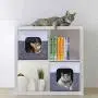 Thick Felt Cat Cave for IKEA Shelf - Cat Bed with Pillow & Reinforced Top - Easy Travel Cat Cube is Machine Washable - Foldable Cat Houses for Indoor Cats,Foldable Cat Houses for cat Tower Thick Felt Cat Cave for IKEA Shelf - Cat Bed with Pillow & Reinforced Top - Easy Travel Cat Cube is Machine Washable - Foldable Cat Houses for Indoor Cats,Foldable Cat Houses for cat Tower
