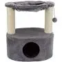 Royal Pet Club Baza Grande Scratching Post, Gray, with Condo, Hammock, Dangling Pom-Pom, Medium, Model Number: 44555 Royal Pet Club Baza Grande Scratching Post, Gray, with Condo, Hammock, Dangling Pom-Pom, Medium, Model Number: 44555