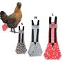 Balacoo Bird Diaper Washable Parrot Flight Suit Resuable Breathable Nappy for Pet Goose Chicken Duck Poultry Adjustable Cloth Diaper