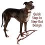 Logical Leather Adjustable Dog Harness