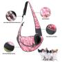 EVBEA Dog Carrier Sling Front Pack Cat Puppy Carrier Purse Breathable Mesh Travel for Small or Medium Pet Dogs Cats Sling Bag