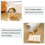 Oteas 24 Inch Pet House Cat Dog Teepee Tent with Cushion Mat for Puppies, Kitten, Rabbits