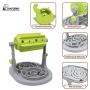 Companet Pet Slow Feeder Interactive Dog & Cat IQ Training Toys,Treat Boredom Health Diet Food Dispenser Adjustable Height for Small/Medium Dog