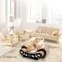 RISEPRO 2-in-1 Cat Scratcher Cardboard, Cat Sofa, Cat Scratching Pad, Cat Furniture, Cat Bed, Cat Scratching Post RISEPRO 2-in-1 Cat Scratcher Cardboard, Cat Sofa, Cat Scratching Pad, Cat Furniture, Cat Bed, Cat Scratching Post