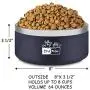 CtilFelix Dog Bowl Stainless Steel Dog Water Bowl Non-Slip Dog Food Bowl Large Portable Pet Feeder Bowl for Medium Large Dogs Cats Deep Holds 64 Ounce Navy CtilFelix Dog Bowl Stainless Steel Dog Water Bowl Non-Slip Dog Food Bowl Large Portable Pet Feeder Bowl for Medium Large Dogs Cats Deep Holds 64 Ounce Navy