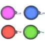 Collapsible Dog Bowl, Portable Foldable Travel Water Food Bowls with Carabiner Clip for Walking, Traveling,Hiking (4 Pack) Collapsible Dog Bowl, Portable Foldable Travel Water Food Bowls with Carabiner Clip for Walking, Traveling,Hiking (4 Pack)