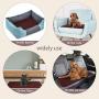 nanbowang Reversible Dog Blanket Waterproof Bed Cover for Pet Hair Sofa, Couch Cover Furniture Protector