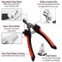 Dog Nail Clippers Trimmer Set, Quick Safety Guard to Avoid Over-Cutting, Stainless Steel Razor Sharp Blades, Sturdy Non-Slip Handles, Storage Bag and Nail File, Professional Pet Grooming
