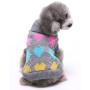 BINGPET Dog Argyle Sweater Cute Winter Pets Clothes by