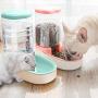 N.Bin Automatic Cat Feeder Automatic Dog Water Dispenser 3.8L Double Bowl Design for Small and Big Pets