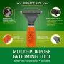GoPets Pet Grooming Kit Bundle with 2 Sided Dematting Comb and Deshedding Rake + Professional Self-Cleaning Slicker Brush for Dogs and Cats GoPets Pet Grooming Kit Bundle with 2 Sided Dematting Comb and Deshedding Rake + Professional Self-Cleaning Slicker Brush for Dogs and Cats