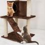 67i Multi-Level Cat Tree Cat Tower with Scratching Posts Cat Condo Cat House 55 inches Activity Tower for Cats Kittens Activity Tower Pet Play House Furniture Indoor Activity Relaxing