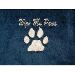 Wipe My Paws Pet Towel. Have It Personalized!