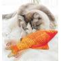 WONDAY Floppy Fish Cat Toy-Interactive Cat Toy-Realistic Plush Simulation Fish Cat Toy-Electric Fish Catnip Toys- Funny Pets Chew Bite Supplies for Cat, Kitty, Puppy, Kitten