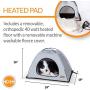 K&H Pet Products Thermo-Tent Outdoor Heated Pet Shelter for Dogs & Cats