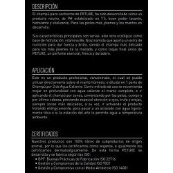 Petuxe Champú Perros y Mascotas Vegano, Cachorros/Puppies, 500 Milliliter