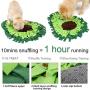 Homrich Dog Snuffle Mat,Pet Dog Feeding Mat Nosework Training Dog Slow Feeding Pad to Ncourages Natural Foraging Skills,Durable Interactive Dog Toys Interactive Food IQ Pet Puzzle Toy Stress Release