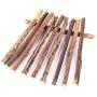 AnHua 15 pcs Pure Natural Catnip Pet Cat Toy Safety Molar Toothpaste Branch Cleaning Teeth Cat Snacks Sticks Pet Supplies