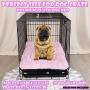 Poohoo Soft Plush Dog Bed,Dog Crate Bed Pet Cushion Pet Pillow Bed Washable,Non-Slip Crate Dog Bed Crate Mat Pet Bed for Medium Large Dogs