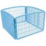 IRIS USA 24 Exercise 4-Panel Pet Playpen without Door, Blue CI-604