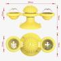 LOVEPET Pet Cat Toys Turntable Windmill Whirling Ball Toys for Cat Kitten Interactive Puzzle Teasing Toys Funny Cats Hair Brush Toys