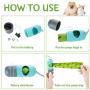 Outus 2 Pieces Dog Waste Bag Holder Dispenser with LED Light, Dog Poop Pickup Bags with 4 Rolls Dog Poop Garbage Bags, Leak-Proof Dog Waste& Outus 2 Pieces Dog Waste Bag Holder Dispenser with LED Light, Dog Poop Pickup Bags with 4 Rolls Dog Poop Garbage Bags, Leak-Proof Dog Waste&