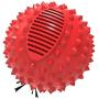 PETIZER Squeaky Dog Ball Toy for Aggressive Chewers ,4 Inches Indestructible Durable Big Dogs Chew Spiky Ball, Floatable Rubber Pet Toys for Medium &Large Breeds