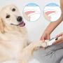 Foviza Dog Nail Grinder for Small Large Dogs Electric Dog Nail Trimmer Clippers Low Noise Paws Grooming Kit Pet Nail Clipper for Small Animals Claw Trimmer with Light