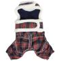 Pinkaholic New York Trinity I Harness/Pants Combo for Dogs, Small, Navy