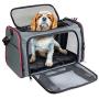 GOOPAWS Soft-Sided Pet Travel Carrier, Airline Approved Cat Carriers Dog Carrier Collapsible, Durable, Top Loading