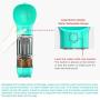 PetHaven Dog Water Bottle 4 in 1 Portable Pet Water Bottle Bowl, Food Holder, Poop Bag Holder-Walking Travel Hiking - Large 300ml Drinking Water Dispenser - (Poop Bag Included)