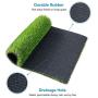 Fezep Artificial Grass, Dog Pee Pads, Professional Dog Potty Training Rug, Large Dog Grass Mat with Drainage Holes, Pet Turf Indoor Outdoor Flooring Fake Grass Doormat - Easy to Clean