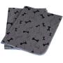 JdPet Washable Dog Pee Pads +Free Grooming Gloves,Non Slip Dog Mats with Great Urine Absorption,Reusable Puppy Pee Pads for Whelping,Potty,Training,Playpen Crate
