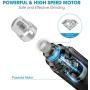 oneisall Dog Nail Grinder Clippers Upgraded 2 Speed Pet Nail Trimmer for Dogs & Cats with LED Lighting