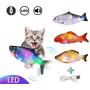 Flip Flop Fish Cat Toy, Electric Fish Cat Toy-Interactive Realistic Cat Toy Plush Simulation Fish Cat Toy-Wiggle Fish Catnip Toys-Funny Pets Chew Bite Supplies for Cat, Puppy, Kitten