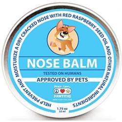 Pawtitas Nose Balm for Dogs is Made for Moisturizers Dry, Chapped, Cracked, and Crusty Dog Noses Providing a Layer of Protection on Your Dog Snout. | Manufactured with Certified Organic Ingredients.