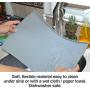 PetFusion Waterproof Pet Food Mat - (Multiple sizes for dogs & cats). FDA Grade Silicone [Superior Hygiene, Non-Toxic, Hypoallergenic, Multiple Sizes]