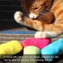 FormVan 5 Pcs Interactive Catnip Toys Bite Resistant Catnip Filled Funny Expression Cat Toys Pet Cat Kicker Plush Pillow Scratch Toy Teeth Cleaning Playing Chewing Toys for Kitty Kitten