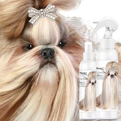The Blissful Dog Shine-On + Sheen Coat Spray, All Natural Leave in Conditioner and Detangler for Your Dog