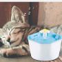 BOBEastal Cat Water Fountain, 1.6L Flower Cat Fountain Healthy Hygienic Fresh Water Fountain for Cats and Small Dogs