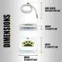 Dog Outdoor Dog Drinking Water Fountain Step On, Easy Paw Activated Drinking Pet Dispenser, Fresh Water, Sturdy, Easy to Use by Trio Gato Dog Outdoor Dog Drinking Water Fountain Step On, Easy Paw Activated Drinking Pet Dispenser, Fresh Water, Sturdy, Easy to Use by Trio Gato