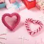 2 Pieces Valentines Day Heart Shaped Rope Dog Toy Pet Chew Toys Chew Toys for Dog Lover Valentines Dog Puppy Pets Tough Cotton Chewing Supplies (Dark Pink, Multicolor) 2 Pieces Valentines Day Heart Shaped Rope Dog Toy Pet Chew Toys Chew Toys for Dog Lover Valentines Dog Puppy Pets Tough Cotton Chewing Supplies (Dark Pink, Multicolor)