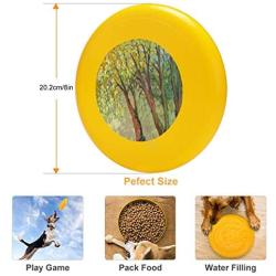 Pet Frisbee Flying Disc Dog Toy - Multifunction an Afternoon at The Park Jennifer Lommers