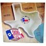 Texas Shaped Dog Bowl